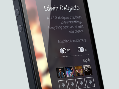New MySpace App app clean design interface iphone minimalist music myspace new myspace player ui