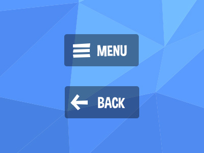 Menu and back button