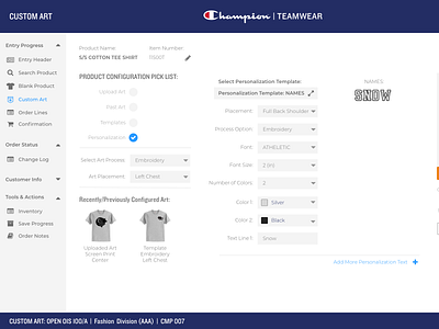 Sales Order Entry (internal tool SPA project)