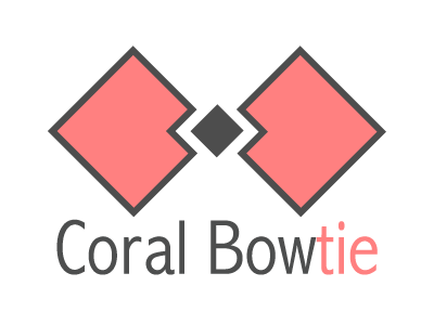 Coral Bowtie ai illustrator logo logo design vector