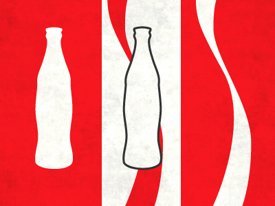 Coke Minimal logo minimal soda