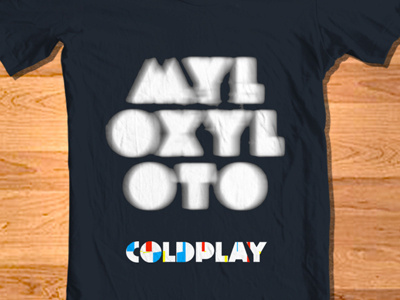 Mylo Xyloto apparel clothing coldplay design fan music t shirts