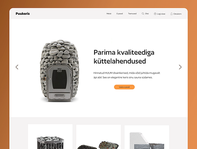 Redesign of a wooden stove e-commerce store checkout design e commerce ui ux