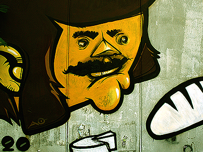 Yellow Head bulgaria graffiti head illustration mister ao yellow
