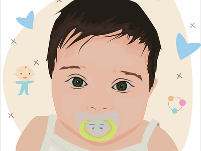 Baby digital art