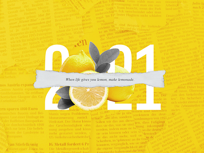 Looking Forward design graphic gray lemon lemonade minimal minimalist pantone2021 print quote typography vector yellow