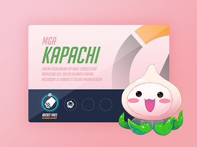 Kapachi WIP card game overwatch wip