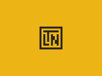 LTN Minimalist Logo logo logodesign logos minimal minimalist yellow