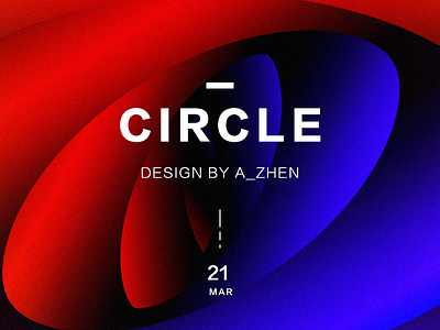 Circle branding design illustration