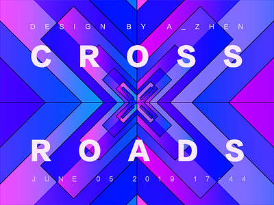 CROSSROADS design illustration web