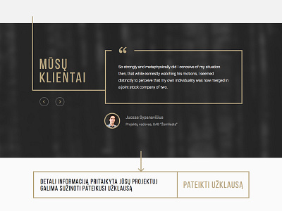 Web in process clients customer flat design quotes recommendation slider ui ux web