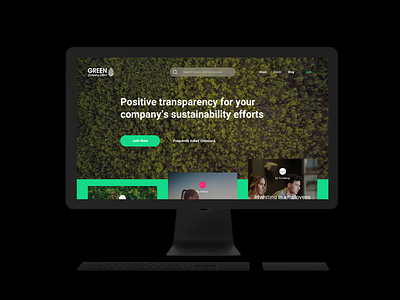 Green Company Effect ui ux web design webdevelopment