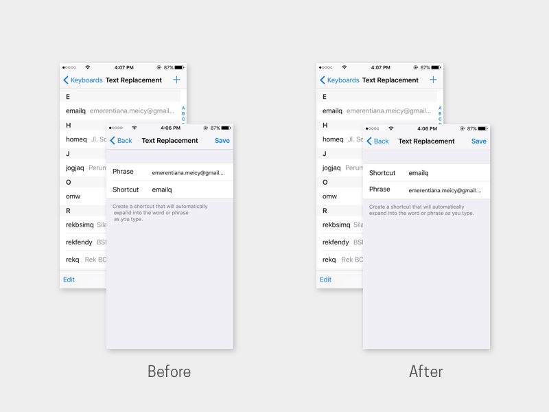 makeitbetter-ios-text-replacement-by-emerentiana-meicy-on-dribbble