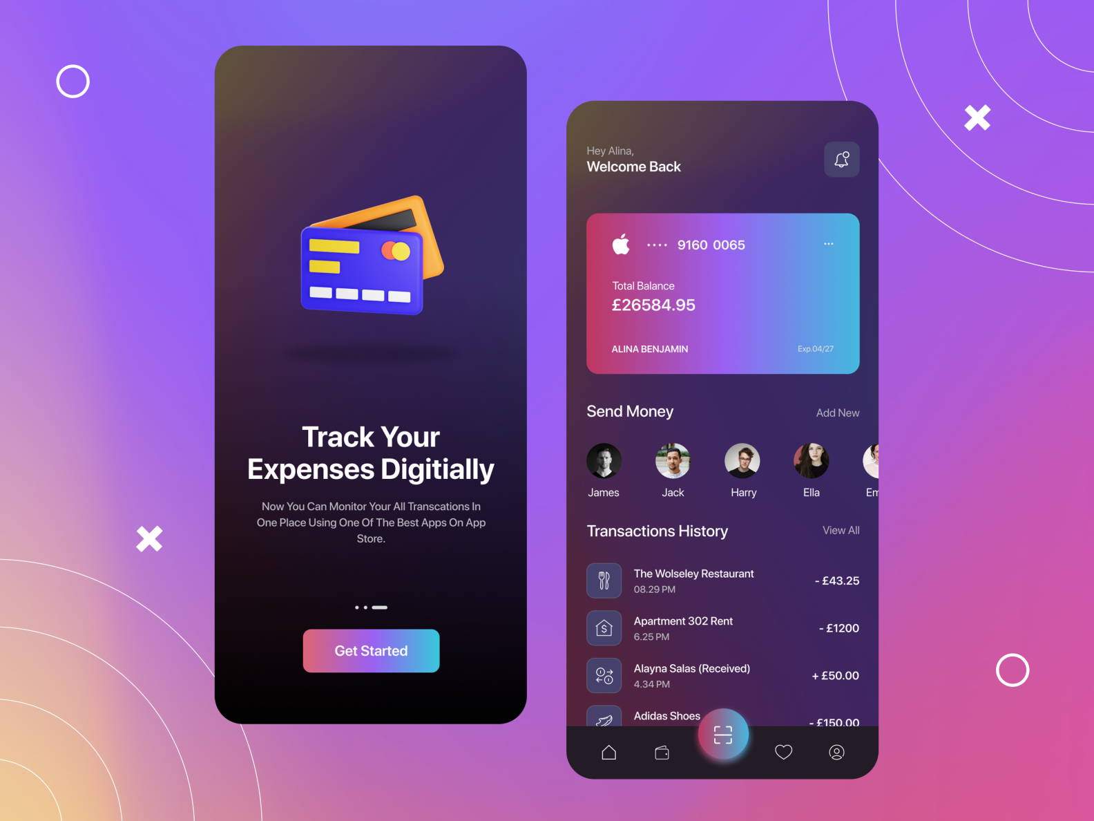 Digital Wallet App by Abdullah on Dribbble