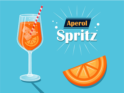Aperol branding design graphic design il illustration logo typography vector