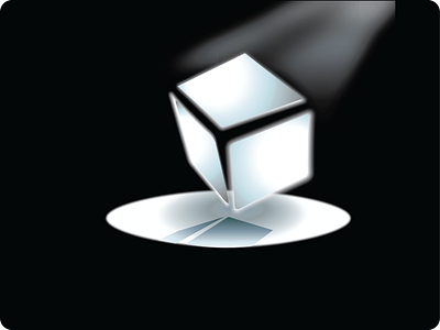 Cube 3d art 3d design effects illustration illustration art logo