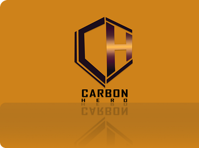 Carbon Hero app logo carbon carbon control design effects flat design flat illustration illustration illustration art logo ui