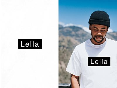 Lella Apparel Logo design & branding branding design graphic design logo minimal