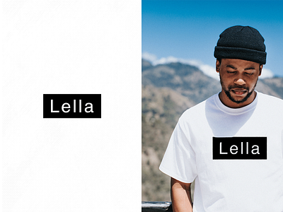 Lella Apparel Logo design & branding