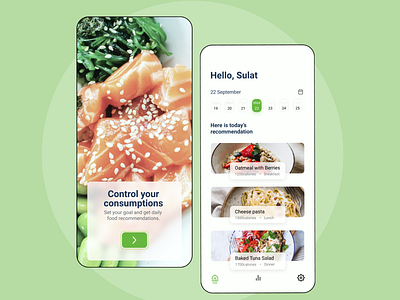 Food Calorie App app branding design interface design ui uiux design ux