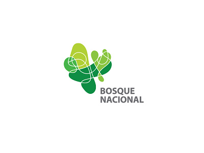 Bosque Nacional bosque nacional cincinnati forest identity logo myriad pro national national forest typography