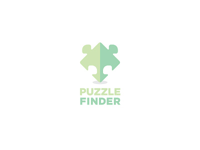Puzzle Finder cincinnati finder gotham identity logo mark puzzle