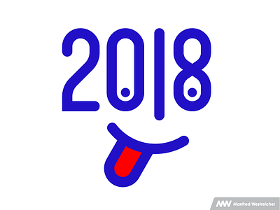 2018 2018 cincinnati design letters new year ojos smile sonrisa tipografia tongue type typography