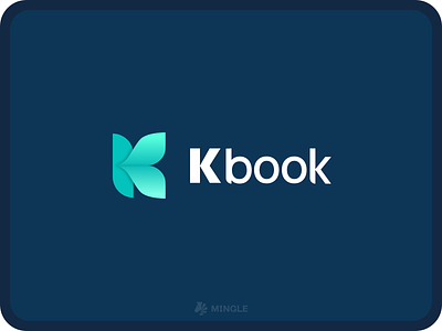 KBook branding design logo