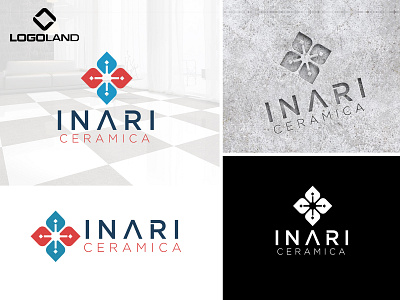 INARI CERAMIC logo Designed BY LOGOLAND