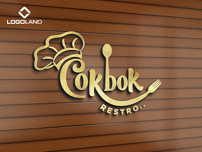 CokBok Restro Logo Design By LOGOLAND branding design graphic design hotel illustration logo minimal restaurant