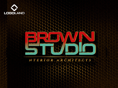BROWN STUDIO Logo Designed By LOGOLAND architects logo branding design graphic design illustration interior designing interior logo logo minimal real estate