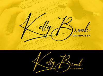 Kelly Brook Signature Logo Designed By LOGOLAND branding graphic design lettermark logi logo minimal signature logo typography vector wordmar logo