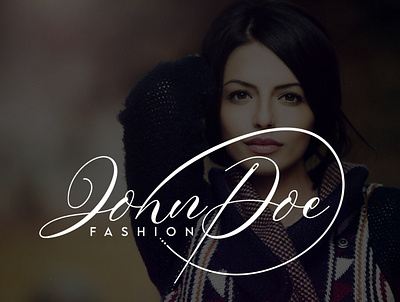 JohnDoe Fashion Signature Logo Designed By LOGOLAND typography log