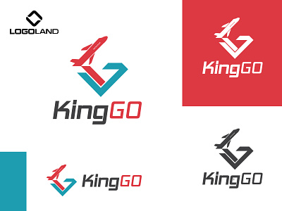 KingGO Travel Logo Designed By LOGOLAND