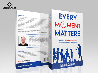 EVERY MOMENT MATTERS Book Cover Designed By LOGOLAND book cover design design graphic design illustration minimal novel cover design vector