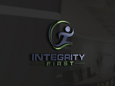 Integrity First 'Delivery Related' Logo Design delicate delicious delivery delivery app delivery service design design art designer integral integrated integrations integrity interaction design interactive interface interior run cycle runner running running app