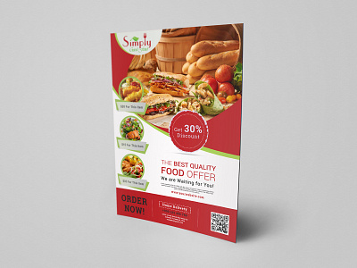 My New project Food flyer design