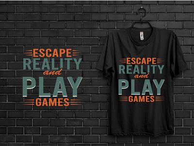 Gaming T shirt design