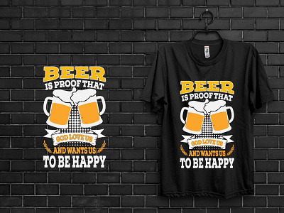 Beer T shirt design