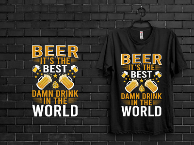 Beer T shirt design