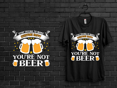 Beer T shirt design