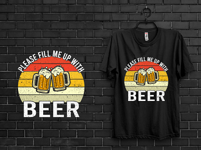 Beer T shirt design