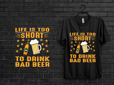 Beer T shirt design