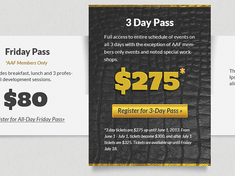 Soul Pricing Table pricing table black gold animal print