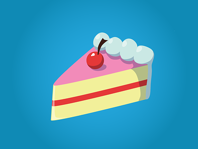 Cake bright cake illustration vector