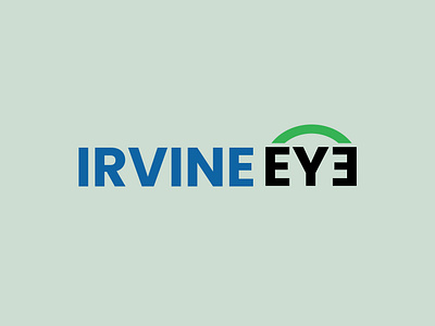 IRVINE EYE LOGO camera logo camera security logo creative logo design eye logo irvine eye logo logo minimal logo security logo simple logo smart home logo typo logo vector