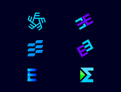 E letter Logo abstract logo branding design e letter e letter logo e logo design flat flat logo gradient logo graphic design icon logo logo desin logo inspiration vector