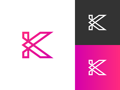 Letter K branding illustration k letter letter