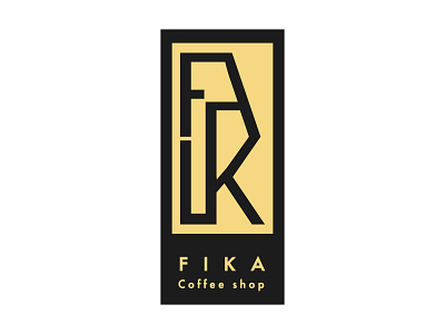 Fika coffee shop branding coffee design identity branding lgbtq logo logo design minimal scandinavian design ui vector