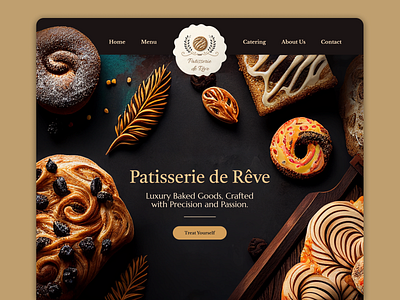 Bakery - Website UI Design branding concept design graphic design logo ui ui design ux ux design